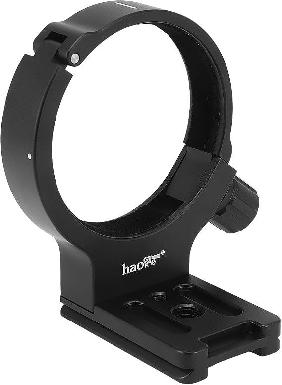 Haoge LMR-C347 Lens Collar Replacement Foot Tripod Mount Ring A II for Canon EF 300mm f/4L USM, EF 400mm f/5.6L USM, EF 70-200mm f/4L USM, EF 70-200mm f/4L is USM Lens Built-in Arca Type Plate