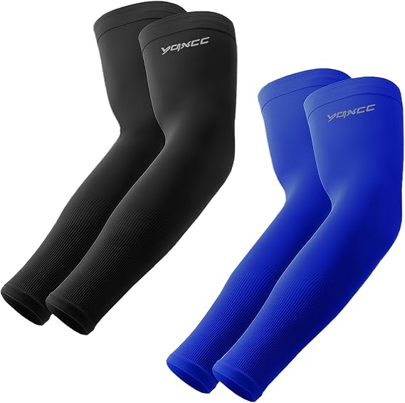YQXCC Arm Sleeves Cooling UV Sun Protection Sport Compression for Men Women