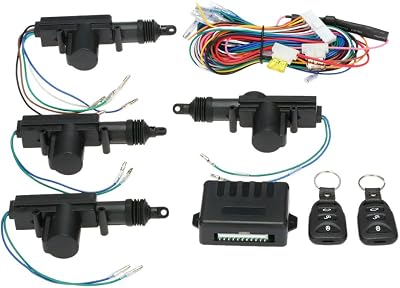 Universal Car Door Lock Keyless Entry System Remote Central Control Locking Kit with Trunk Release Button