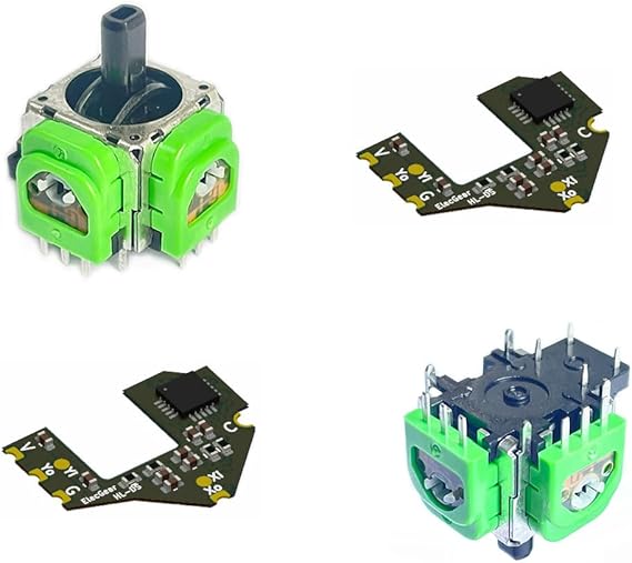 ElecGear Hall Joystick Kit Replacement for DualSense Edge PS5 Controller, 2x Hall Effect Control Stick + 2x Calibration PCB + Desoldering Repair Tools for Analog Stick Thumbsticks HL-DSE