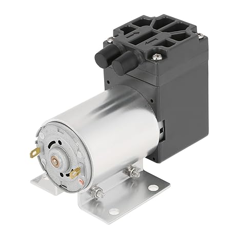 Vacuum Pumps, DC 12V 5L/min 120kpa Mini Vacuum Pump Negative Pressure Suction Pumping with Holder for Gas Analysis Sampling, Instrument and Other Fields