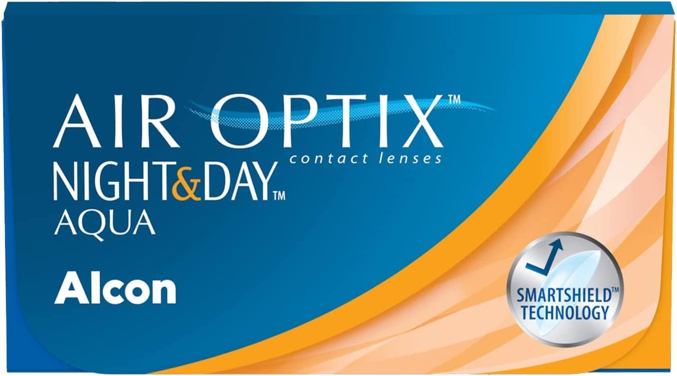 Air Optix Night & Day Aqua Monatslinsen weich 6 Stück BC 8.6 mm DIA 13.8 mm +03.75 Dioptrien