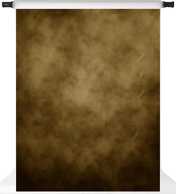 Kate Brown Portrait Backdrops for Photography Gradient Color Abstract Photo Studio Props, 10x10ft