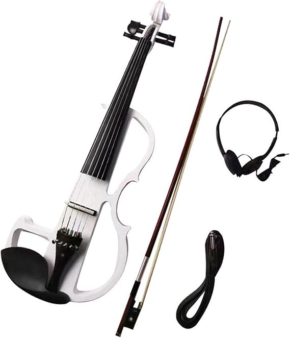 Violins 5-String Electronic Violin Black and White Handmade Adult Electronic Violin Beginner Professional Violin