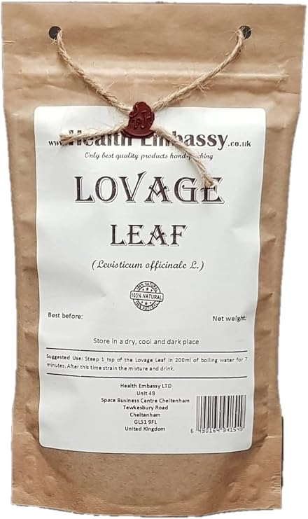 Health Embassy Lovage Leaf Tea (Levisticum officinale) (50g)