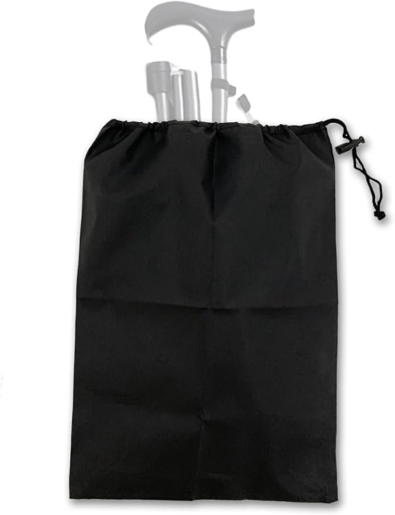 Folding Cane Storage Bag, Walking Sticks Organizer Pouch Travel Case for Elderly Disabled, Easy Carry, 14" L (Not Include Cane)