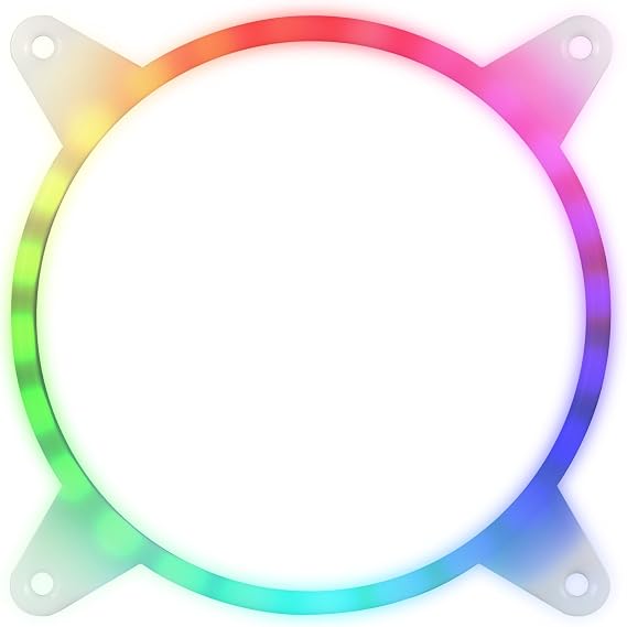 SilverStone Technology SST-FG142 140mm Computer Fan Grill/Guard with Individual Addressable RGB Lighting