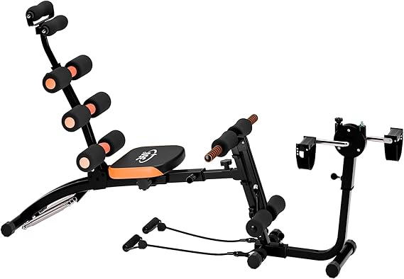 Multi-Functional Adjustable Ab Trainer, Abdominal Workout Bench for Home Gym, Ab Exercise Equipment for Total Body Workout