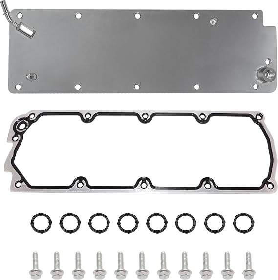Aluminum Valve Cover Compatible with 2009-2015 Cadillac CTS-V 2010-2015 Chevrolet Camaro SS 2008-2013 Chevrolet Corvette LS3 Replace# 12599296 12570471