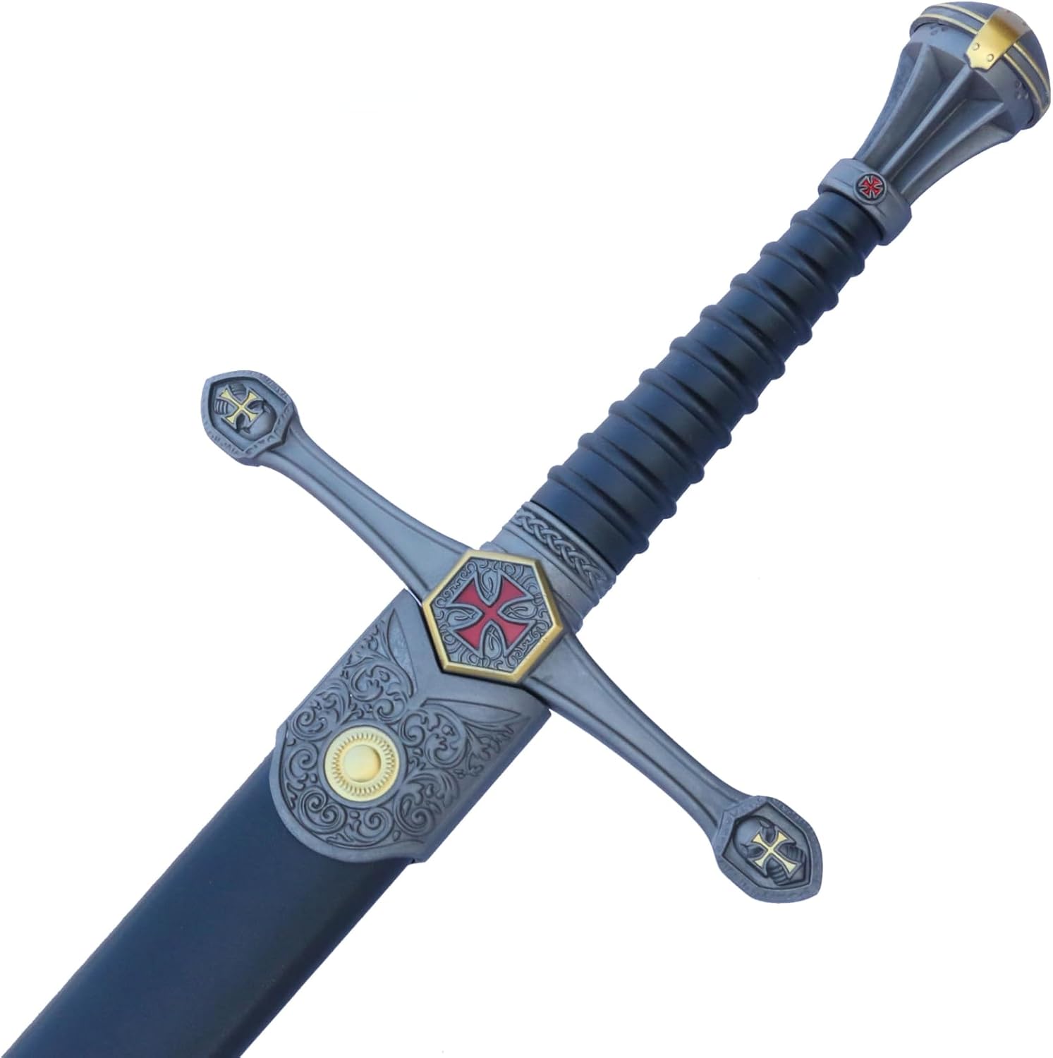 Medieval Crusader Sword with Scabbard - Choose Your Style