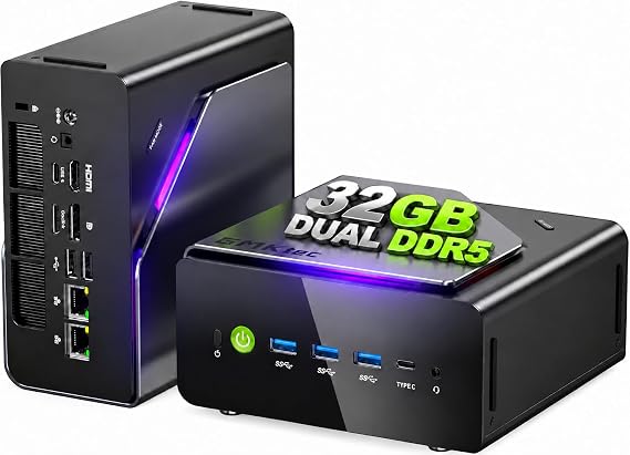 GMKtec K15 AI Mini PC Oculink Intel Ultra 5 125U 32GB DDR5 512GB SSD