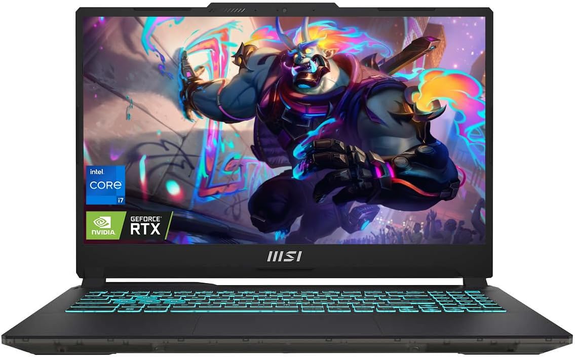 MSI Cyborg 15 Gaming Laptop, 15.6 144Hz FHD Display, Intel Core i7-13620HBeat i7-12650H, NVIDIA GeForce RTX 4050, 32GB DDR5 RAM, 1TB PCIe SSD, Backlit KYB, HDMI, USB-C, Win 11, wBWE Accessories
