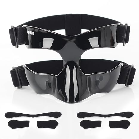 BK01B Nose Guard for Broken Nose and Nose Guard Pad Bundle