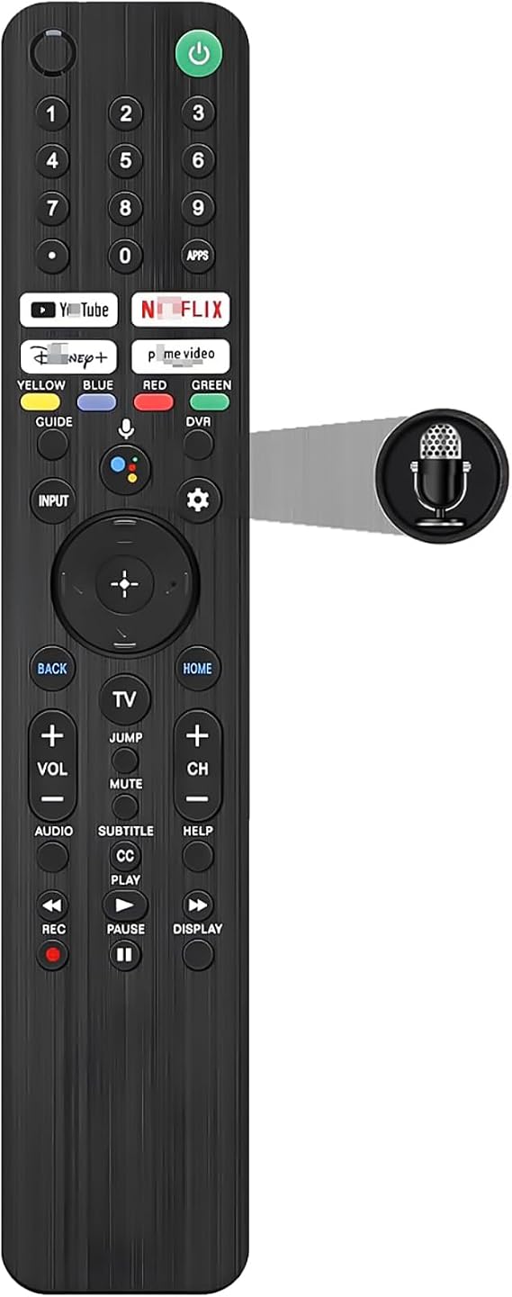 Replacement for Sony TV Remote, Compatible with Sony Bravia 2019-2026 XBR/XR/KD/K Smart TVs (RMF-TX520U)