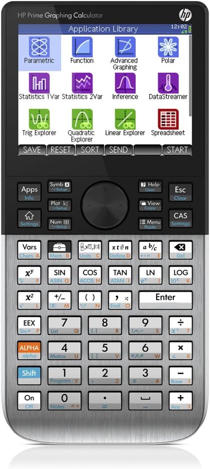 HP Prime Multipoint Graphing Calculator Colour Display Exam Mode Grey/Black