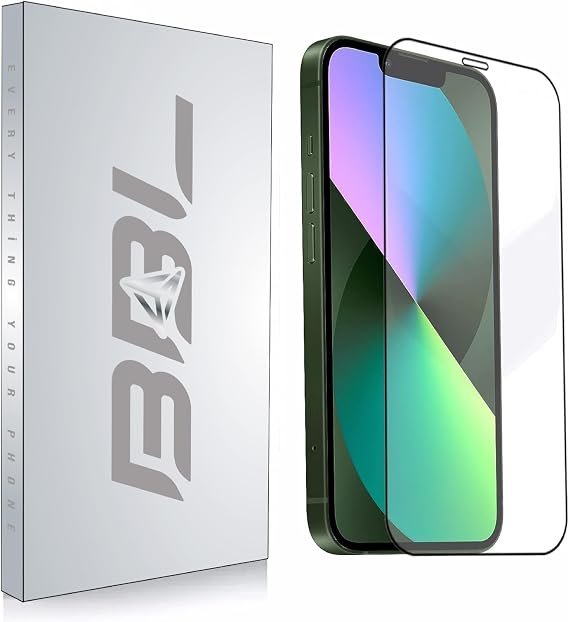 Babilden iPhone 14 Plus İle Uyumlu Ekran Koruyucu Uçtan Kenara Tam Kapsama Dayanıklı Temperli Kırılmaz Cam Koruma