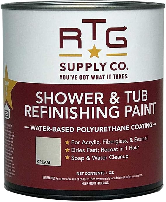 RTG Supply Co. Shower & Tub Refinishing Paint (Cream)