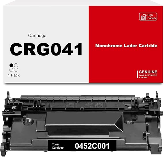 Compatible CRG-041 Toner Cartridge Replacement for Canon 041 CRG041 0452C001 Toner for imageCLASS LBP310x LBP312dn LBP312x LBP312xz MF525dw Satera LBP312i (1 Black)