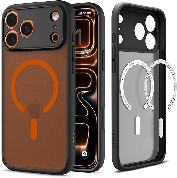 Spigen Ultra Hybrid MagFit for iPhone 17/18 Pro Max Case, Frost Orange