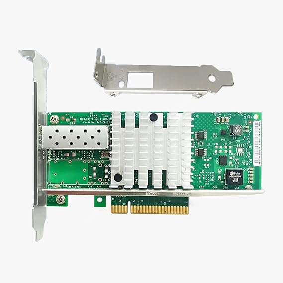 10Gbps Lan Card Network Server 82599EN Intel X520-DA1 E10G42BTDA Ethernet Converged Adapter PCI-E2.0 X 8 Single SFP+ Port NIC X520DA1 Network Card