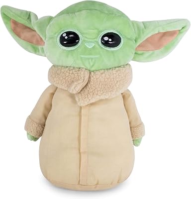 Loungefly Star Wars: The Mandalorian The Child 12-Inch Plush Toy with Pocket Zipper | Baby Yoda Plush Clip-On Doll | Super Soft Star Wars Stuffed Animals Plushie