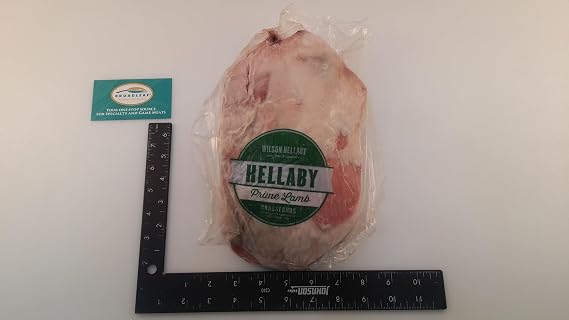 Hellaby New Zealand Lamb Shoulder Oyster Cut Bone-In Skin-On Shank Off, Frozen, Grass-Fed, Family Farmed, Free Range, Avg 22 lb Case, Premium Chef-Grade Lamb for Braising, Roasting, and Slow Cooking