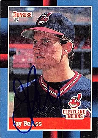 Sports Memorabilia Autograph Warehouse 246224 Jay Bell Autographed Baseball Card - Cleveland Indians 1988 Donruss - No. 637