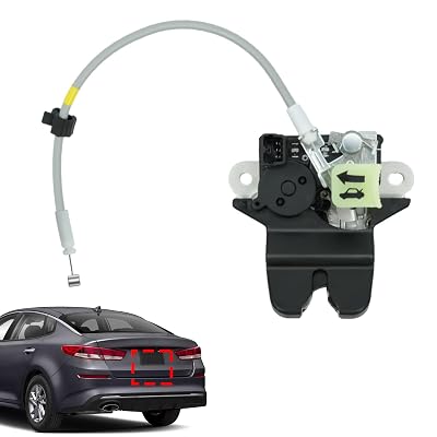 Rear Trunk Latch Actuator, Compatible with 2016-2020 Kia Optima, Rear Tailgate Hatch Lock Actuator, Replaces 81230-D4000, 81230D4000