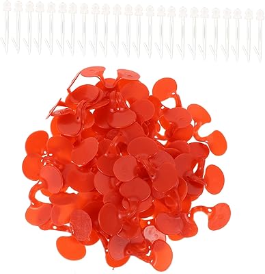TOBBOMEY 100PCS Chicken Peepers Anti-Pecking Glasses for Hens Roosters and Pheasants Goggles for Eye Protection to Prevent Fighting and Pecking