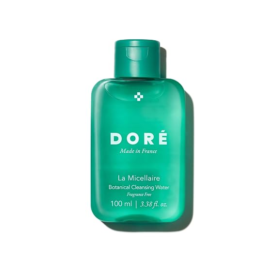 Dore La Micellaire Water Makeup Remover for Sensitive Skin, Travel Size | Micellar Cleansing Water, Makeup Remover & Daily Facial Cleanser, Gentle No-Rinse Face Cleanser for All Skin Types