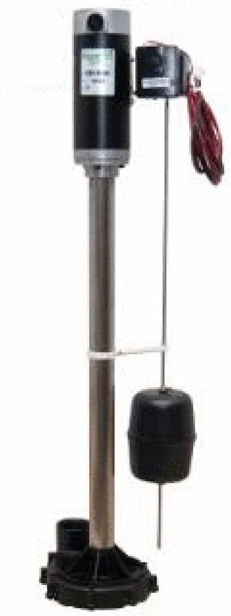 Zoeller 585-0005 Aquanot II Battery Backup Pedestal Sump Pump System with Electronic Charger