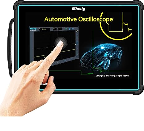 Micsig Automotive Oscilloscope ATO1004 ATO12004 ATO3004 ATO Series Oscilloscope Automotive 100/200/300Mhz Digital Oscilloscope 2/4 Channel Oscilloscope (ATO2004 200Mhz 4ch Standard kit)