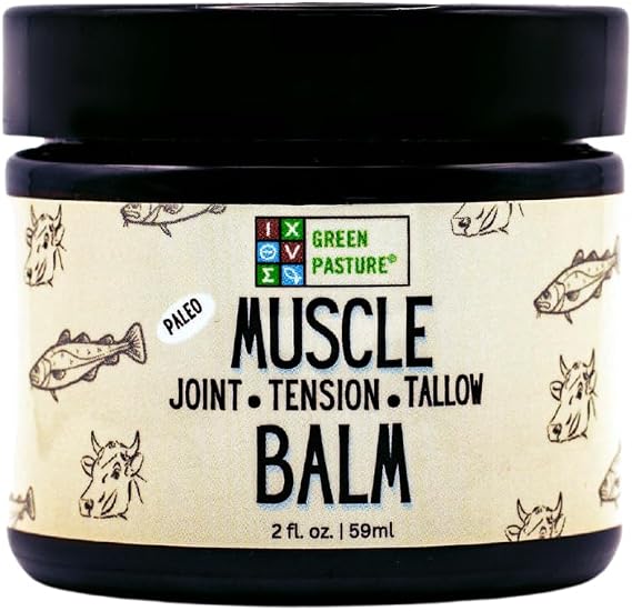 Green Pasture Muscle Balm (Muscle Balm, 2, Fl Oz), Cream