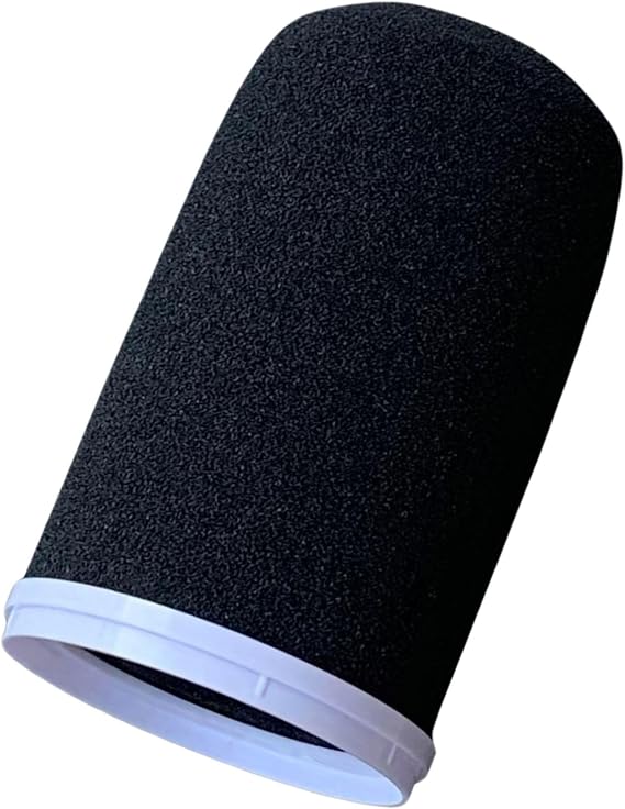 Black Pop Filter with White Ring for Shure SM7B/SM7dB