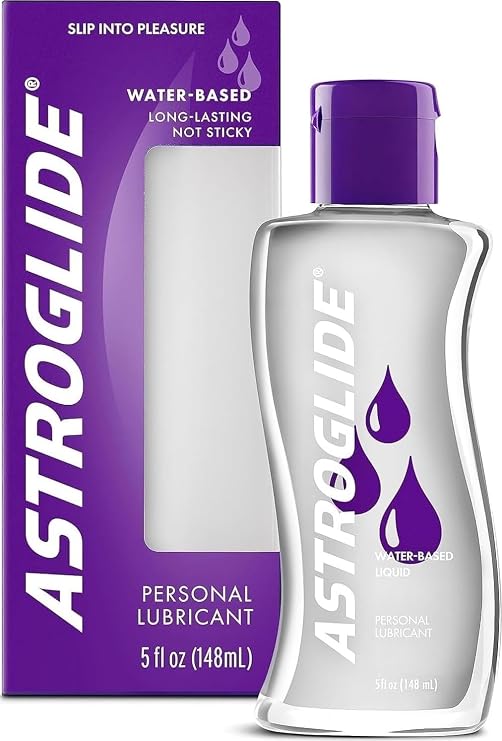 Astroglide Water Based Liquid Lube, Easy Clean Up, Unflavoured, 148 ml