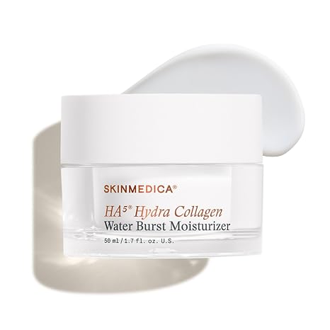 SkinMedica HA5 Hydra Collagen Water Burst Face Moisturizer with Vegan Collagen - Plumping Face Cream with Microbiome Barrier Complex for 24-Hour Hydration - Helps Replenish Dry, Dull Skin (1.7 Fl Oz)