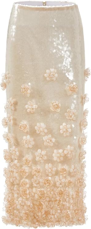 Sequin Midi Skirt