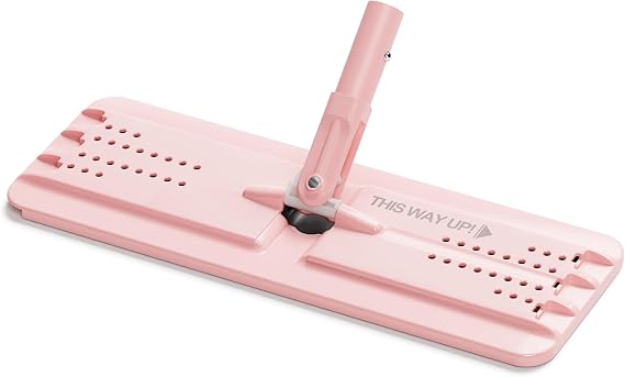 JOYMOOP 13" Microfiber Flat Mop Head Replacement for Floor Mop, Pink, 1 Pack