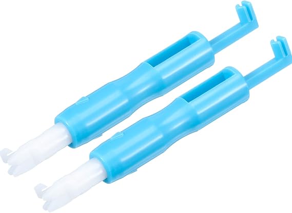 Mudder 2 Pack Sewing Machine Needle Threader, Blue