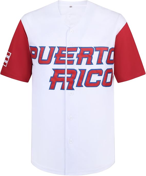 Mens #21#1 Baseball Jerseys World Game Classic Jersey Stitched S-L