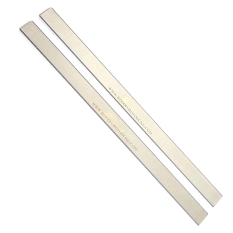 for Delta 22-540 Jointer Knives 12-1/2 Inch Double Edged Reversible Planer Blades Also fit Jet JWP-12-4P, JWP-12DX - Set of 2