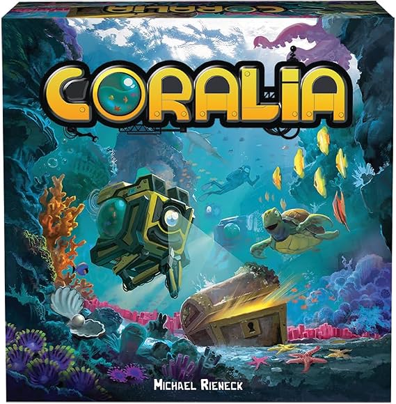 R&R Games Coralia Strategy Game for Ages 10+, 2-4 Players