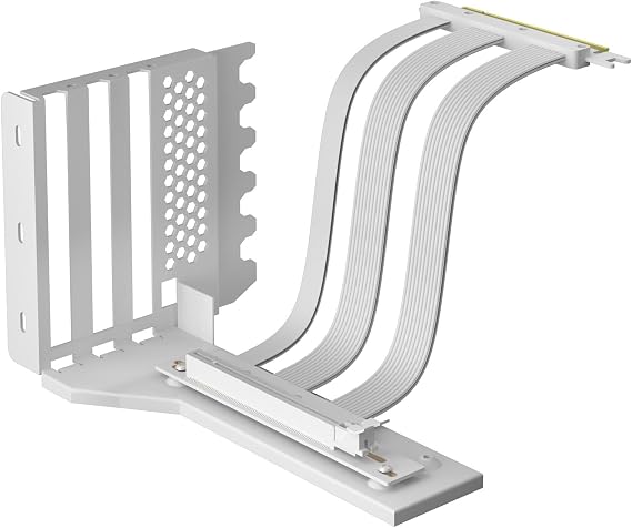 GLOTRENDS PCIe 5.0 2-Slot GPU Vertical Mount Bracket, RTX5090(Ti) RX9070(XT) GPU Ready, Fully Open 7-Slot PCIe/PCI Bracket Panel for Installation