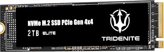 Elite Internal SSD 2TB Gen4 PCIe NVMe M.2 2280 - Read up to 7,200MB/s and Write up to 6,850MB/s - DDR4 with 2GB DRAM Cache