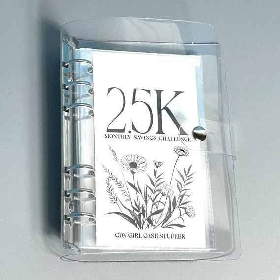12-Month Envelopes Money Saving Challenge Binder, Money Savings Challenges Book with Envelopes for Easy and Funny Way to Save 2.5K/5K/10K Dollars, money binder (2.5K)