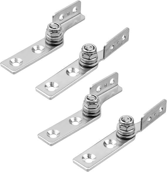 2 Pair Torque Shaft Hinges Small Flip Hinge, 2 Left and 2 Right