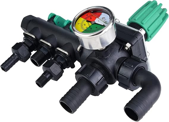 Jectse Agricultural Sprayer Control Valve,3 Way Water Control Valve,3 Way Water Splitter,Sprayer Control Valve, and Resistant,Applicable Fields:, Animal Husbandry and