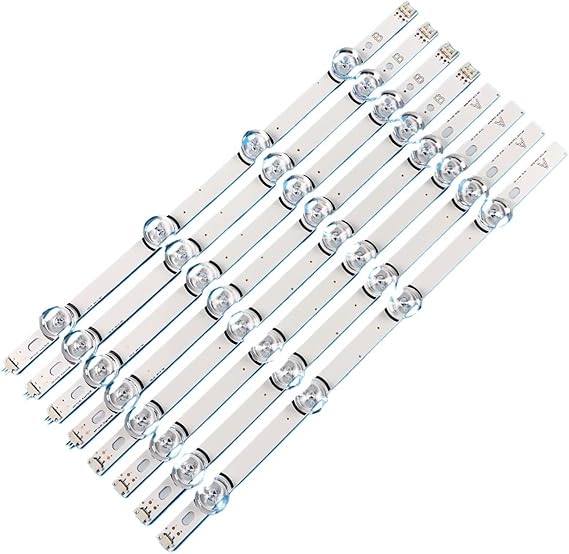 8pcs X LED Backlight Strip Compatible with LIG TV 390HVJ01 Lnnotek DRT 3.0 39" 39LB5610 39LB561V 39LB5800 39LB561F DRT3.0 39LB5700 39LB650V