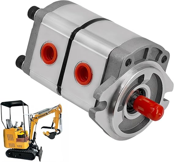 PGP51063G3LP Hydraulic Pump Double Acting Fit for AGT-H15R Mini Excavator | Two Section