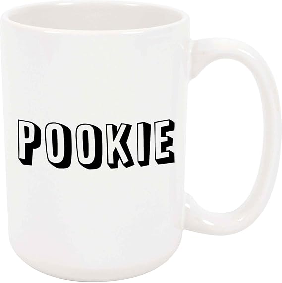 Pookie Coffee Mug - Personalized Ceramic Cup with Name, 11 oz Gift for Her